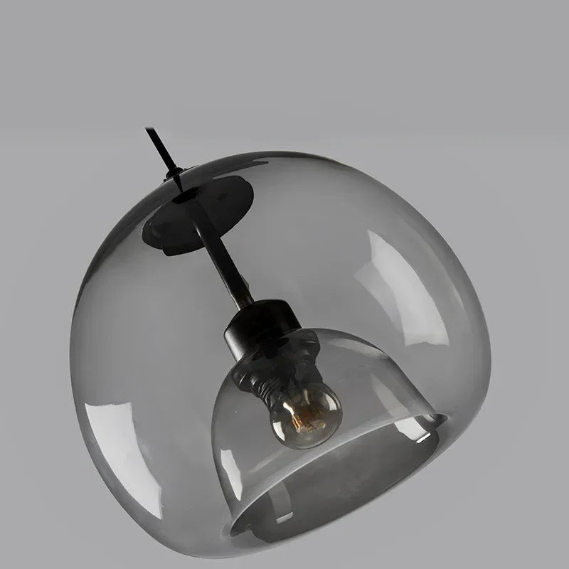 Haven Glass Pendant Light | Hand-Blown Art Deco Design, Indoor Hanging Lighting