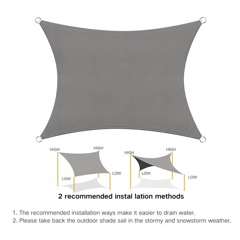 Haven Sun Shade Sail | Heavy Duty UV Block, Waterproof Rectangle for Patio