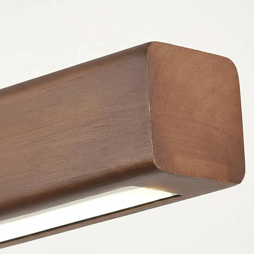 Ivalo Pendant Light | LED, Adjustable Wood Design for Kitchen Island