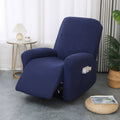 Juno Recliner Chair Cover | Soft Microfiber with Side Pocket, Full Coverage