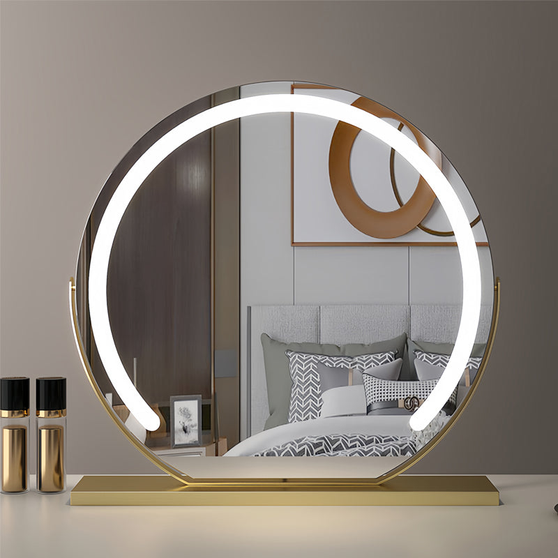 Liora LED Vanity Mirror | Smart Touch, 360° Rotatable, Rechargeable