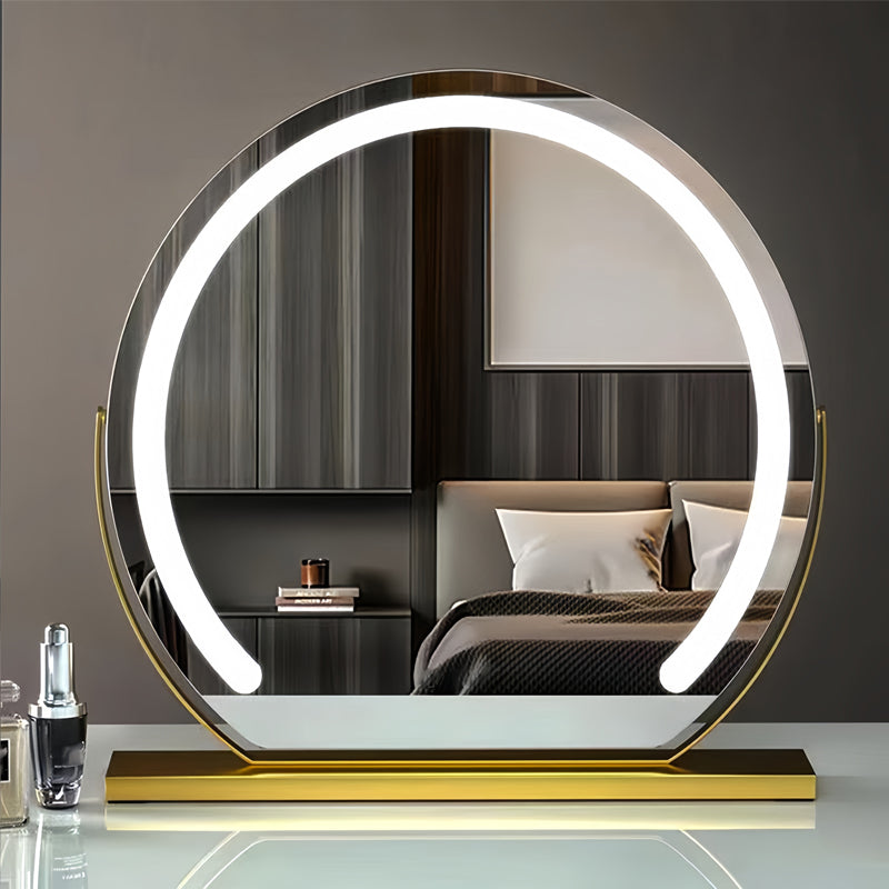 Liora LED Vanity Mirror | Smart Touch, 360° Rotatable, Rechargeable