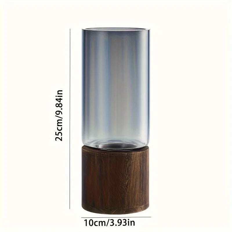 Liora Retro Vase | Glass, Vibrant Primary Colors for Flowers