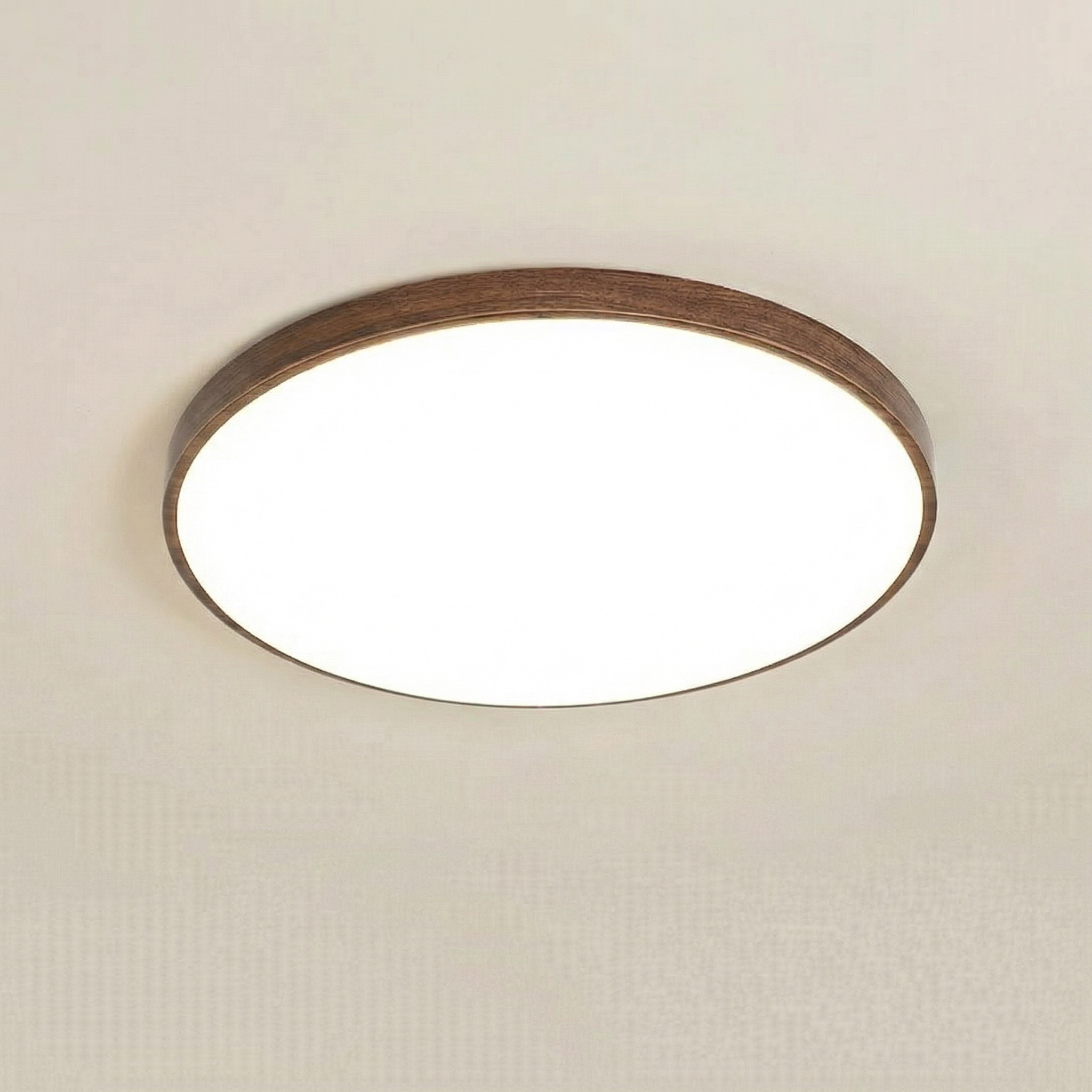 Liora Round Flush Mount Ceiling Light | 40CM, 48W LED, Three-Color Dimming