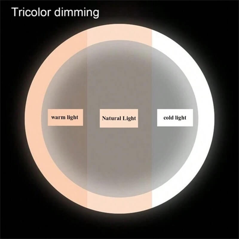Liora Vanity Mirror | Touch Control, 360° Rotation, Adjustable LED Light Up Mirror