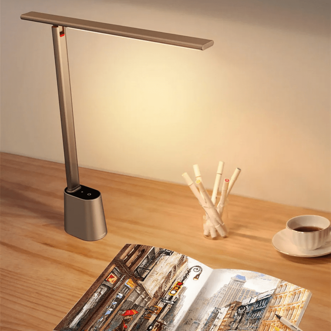 LumaFold Desk Lamp | Rechargeable, Cordless, Dimmable LED