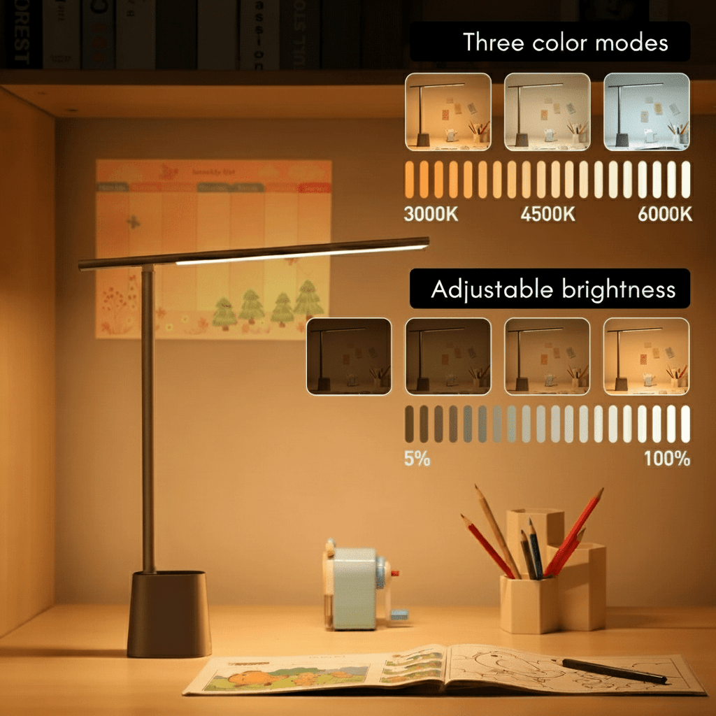 LumaFold Desk Lamp | Rechargeable, Cordless, Dimmable LED