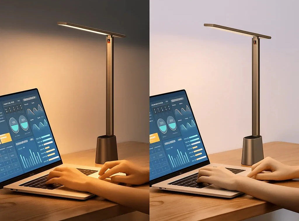 LumaFold Desk Lamp | Rechargeable, Cordless, Dimmable LED