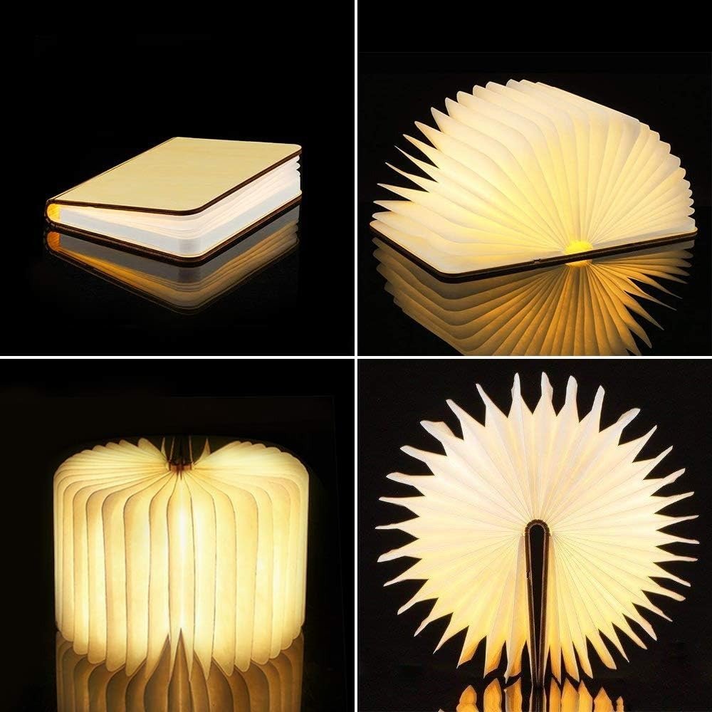 LumaFold Table Lamp | 360° Foldable, Rechargeable, Cordless Design