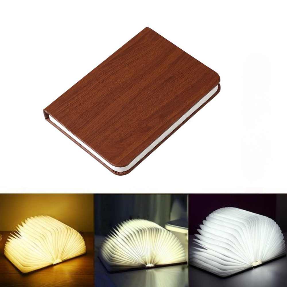 LumaFold Table Lamp | 360° Foldable, Rechargeable, Cordless Design