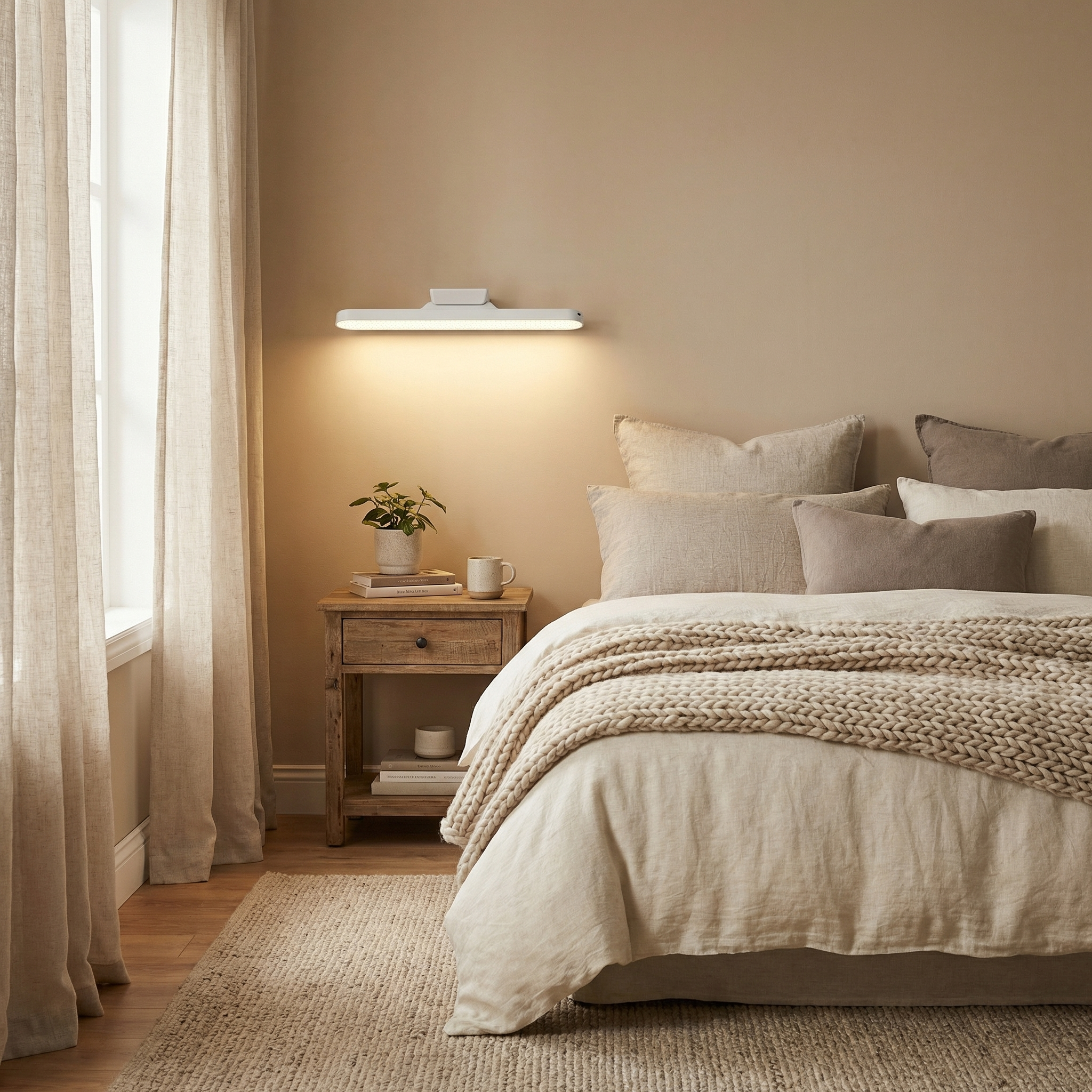 Luma LED Wall Light | Rechargeable, Remote Control, Adjustable Color Temperature