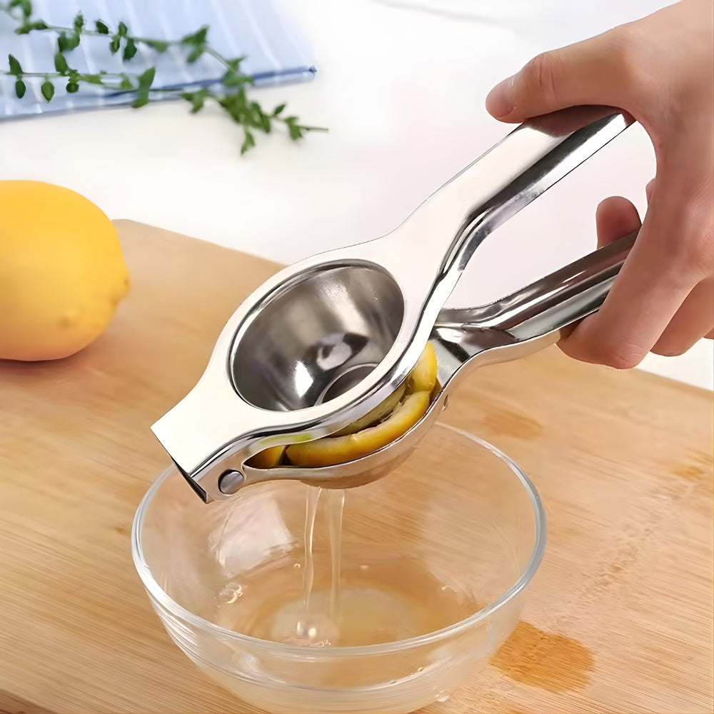 Luma Manual Juicer Press | Stainless Steel, Ergonomic Hand Juicer for Citrus