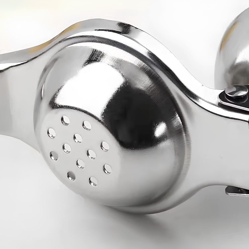 Luma Manual Juicer Press | Stainless Steel, Ergonomic Hand Juicer for Citrus