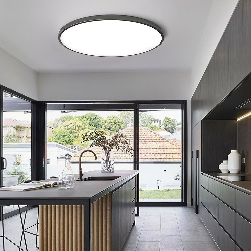 Luma Ultra Thin Ceiling Light | LED Flush Mount, Minimalist Round, 30-45 cm Options