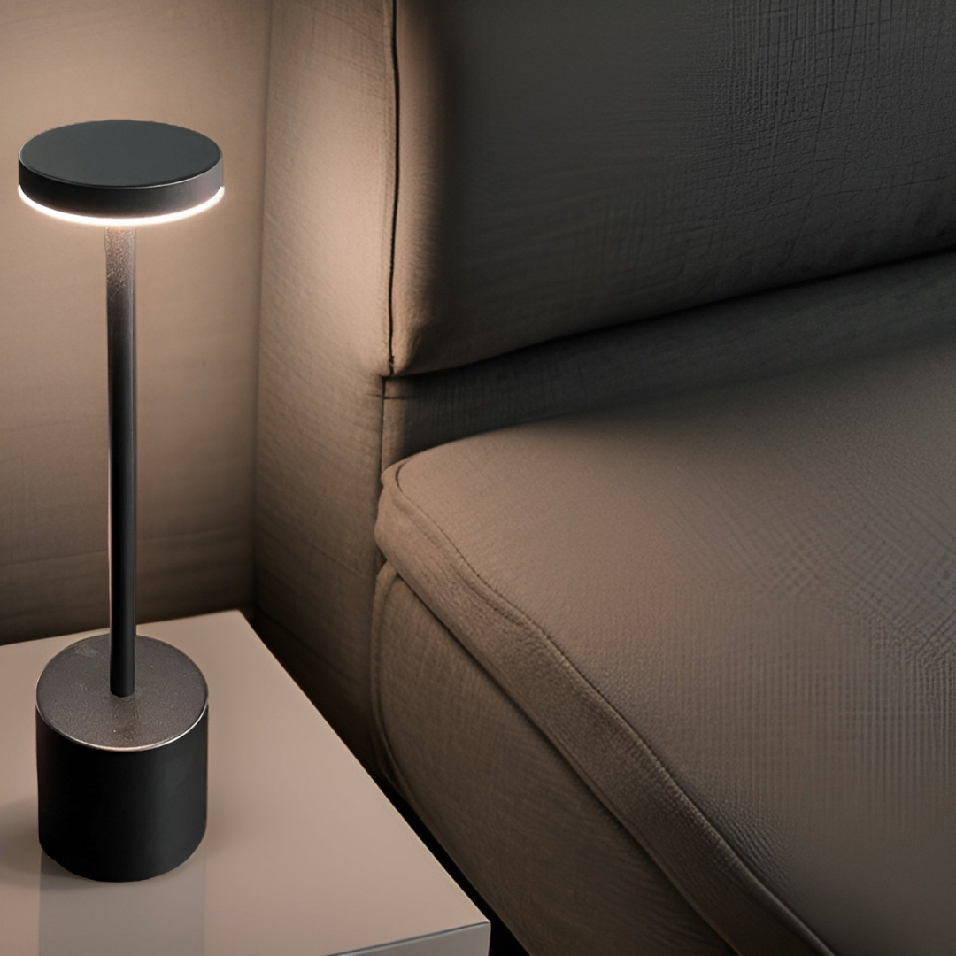 Luna Cordless Table Lamp | Rechargeable, Touch Dimmable, IP54 Rated