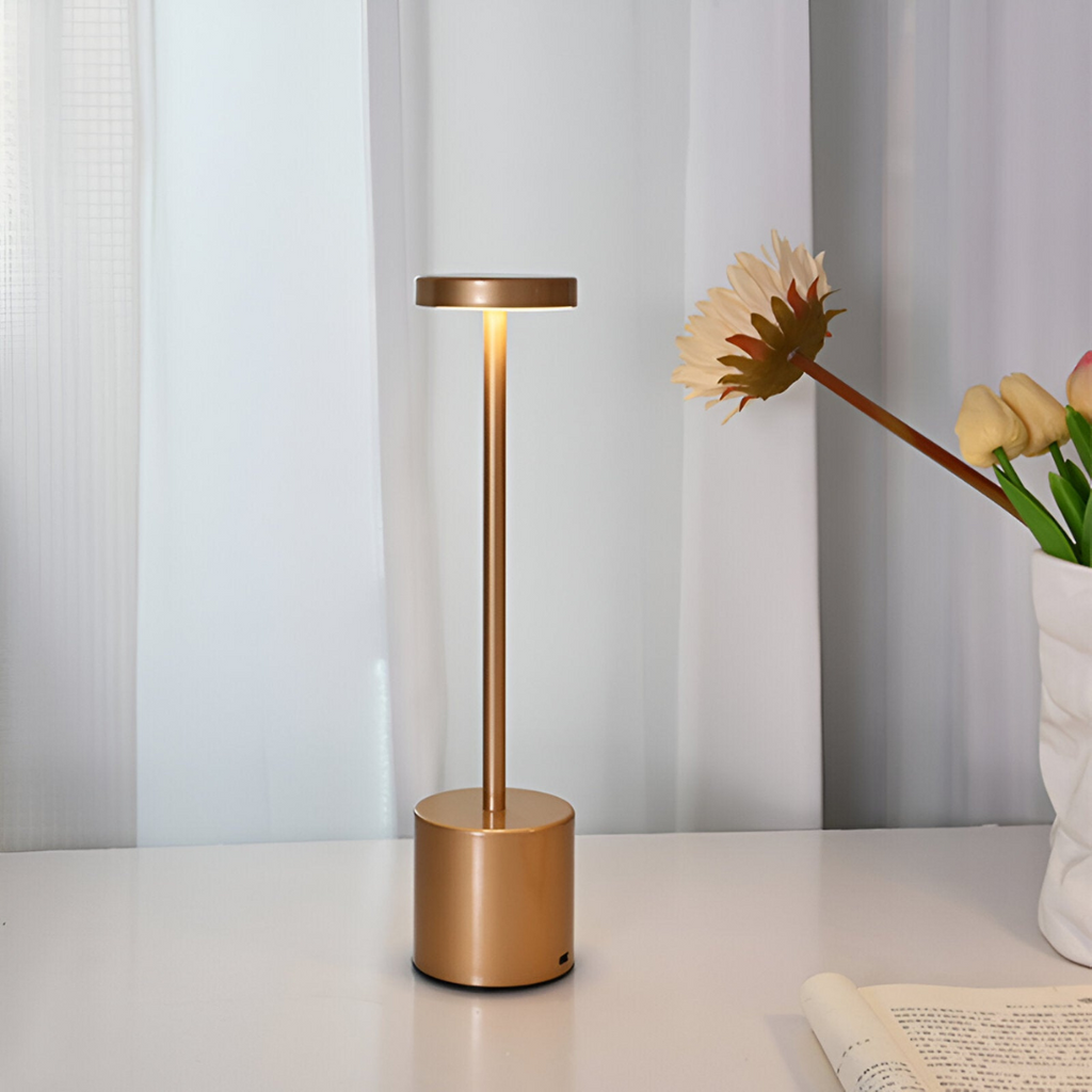 Luna Cordless Table Lamp | Rechargeable, Touch Dimmable, IP54 Rated