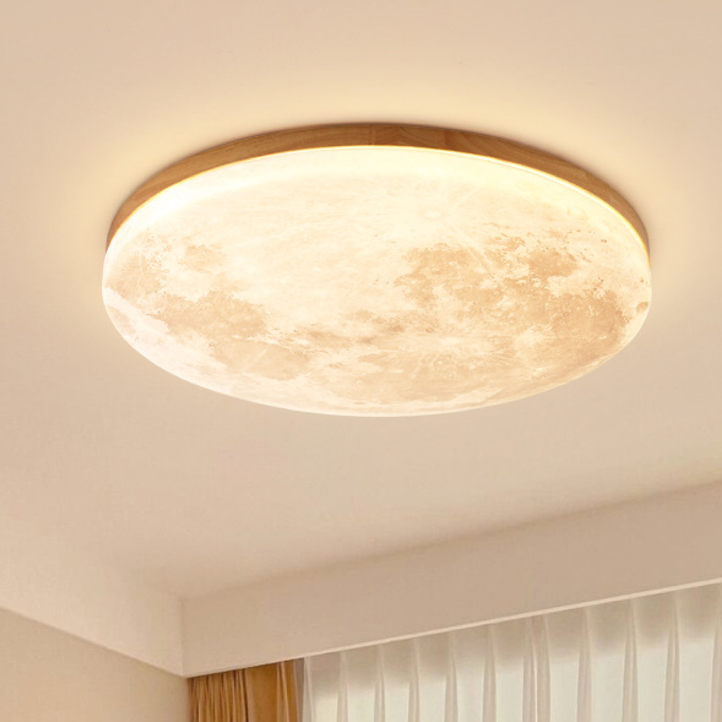 Luna Moon Ceiling Light | LED Flush Mount, Adjustable Lighting