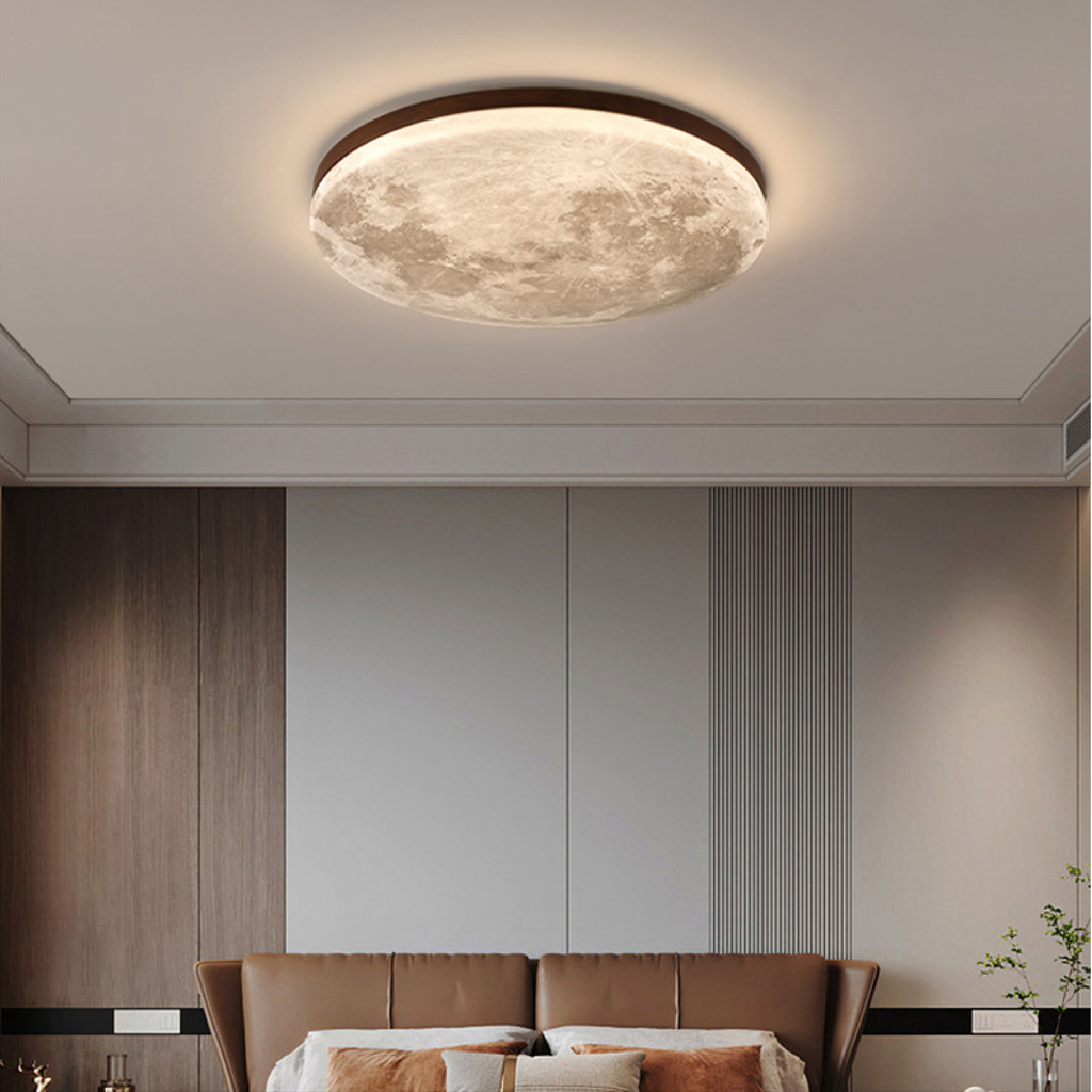 Luna Moon Ceiling Light | LED Flush Mount, Adjustable Lighting