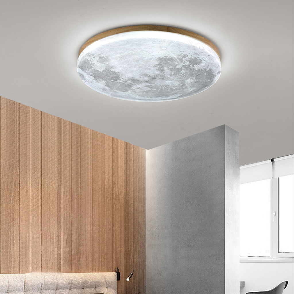 Luna Moon Ceiling Light | LED Flush Mount, Adjustable Lighting