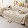 Luxe Snowflake Sofa Cover | Soft Chenille, Machine Washable, Non-Slip 0