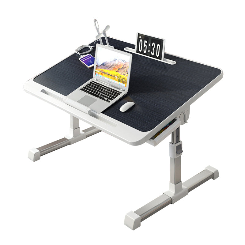 Lynix Adjustable Laptop Desk for Bed | Foldable, USB Charging, Ergonomic Design