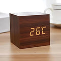 Mira Cube Alarm Clock | LED Display, Multifunctional Digital Timekeeper