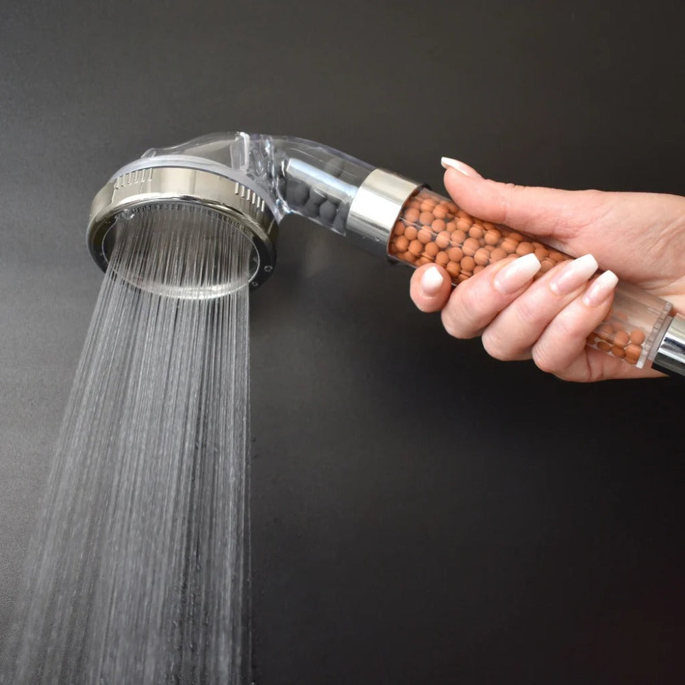 Mira Filtered Shower Head | High Pressure, Water Softener, 3 Spray Modes