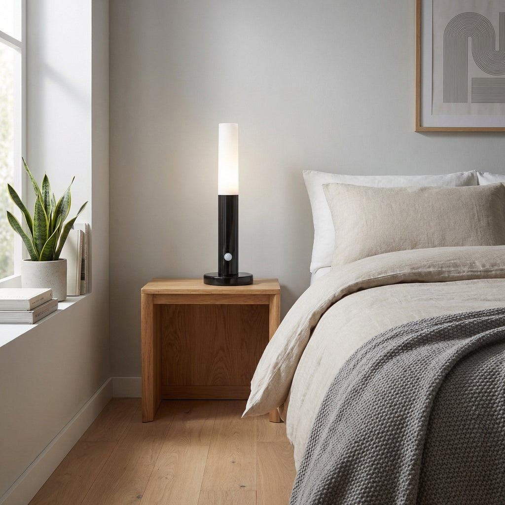 Mira Motion Sensor Night Light | LED, Rechargeable, Walnut Wood Grain