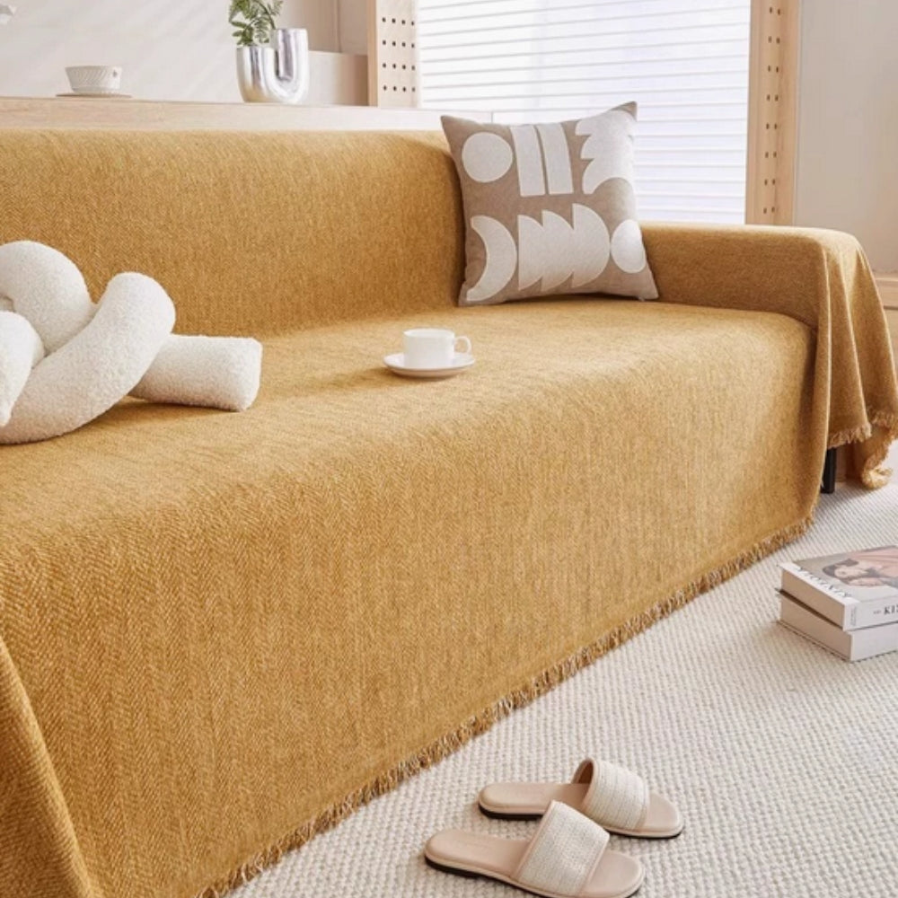 Mira Sofa Cover | Soft Chenille, Water-Resistant, Pet-Friendly
