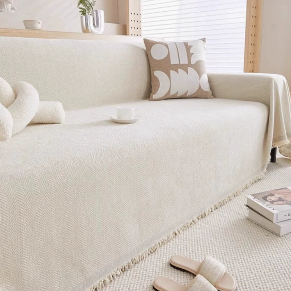 Mira Sofa Cover | Soft Chenille, Water-Resistant, Pet-Friendly
