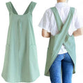 Nari Apron Dress | Korean-Inspired, Cotton Blend with Pockets