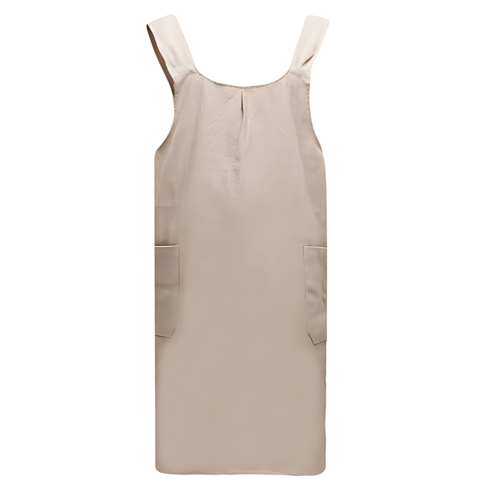 Nari Apron Dress | Korean-Inspired, Cotton Blend with Pockets