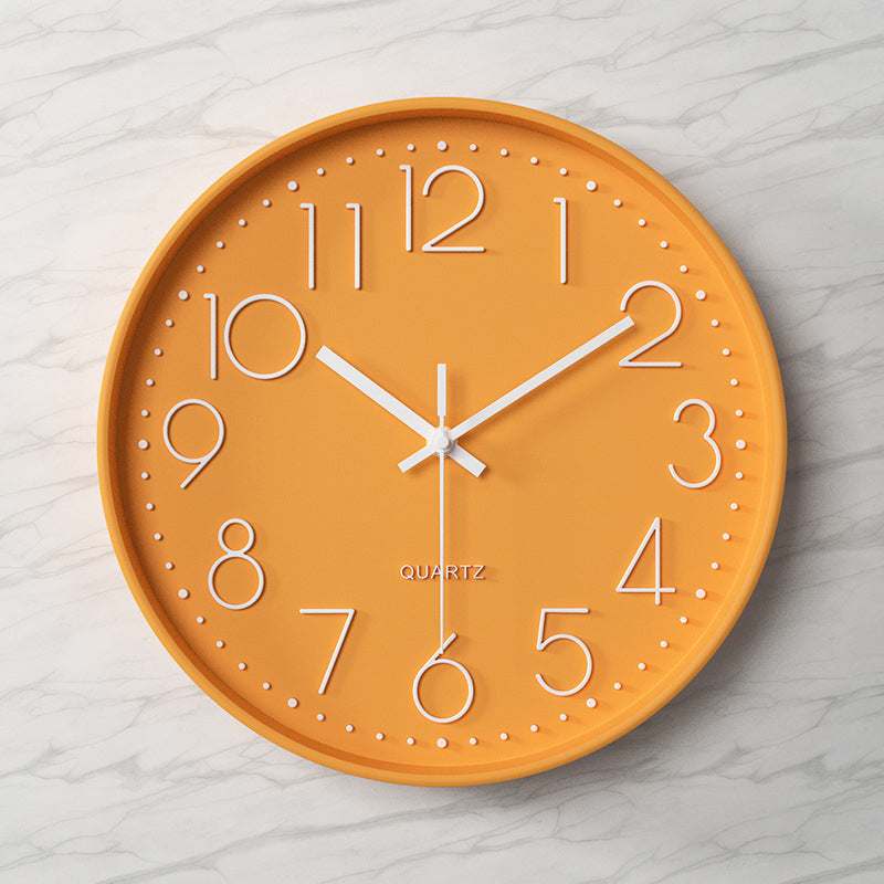 Nexa Modern Wall Clock | 12 Inch, Silent Sweep Movement, Clear Arabic Numerals