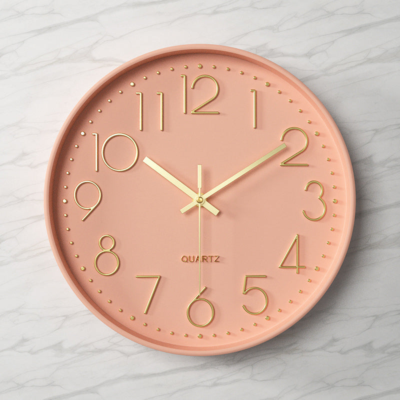 Nexa Modern Wall Clock | 12 Inch, Silent Sweep Movement, Clear Arabic Numerals