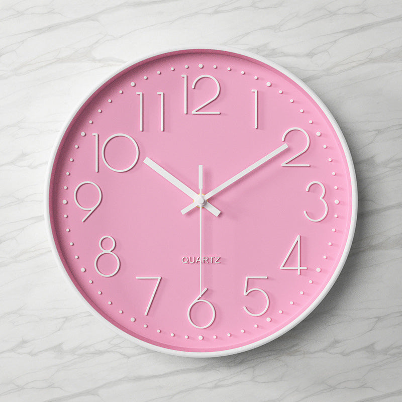 Nexa Modern Wall Clock | 12 Inch, Silent Sweep Movement, Clear Arabic Numerals