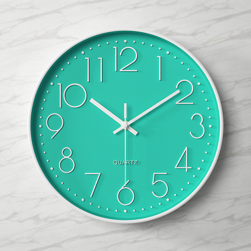 Nexa Modern Wall Clock | 12 Inch, Silent Sweep Movement, Clear Arabic Numerals