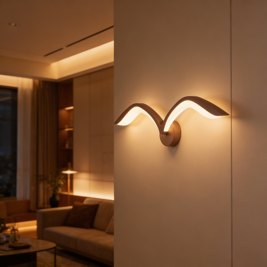 Nexa Wall Sconce Lighting | Modern Minimalist Design, Warm LED Illumination