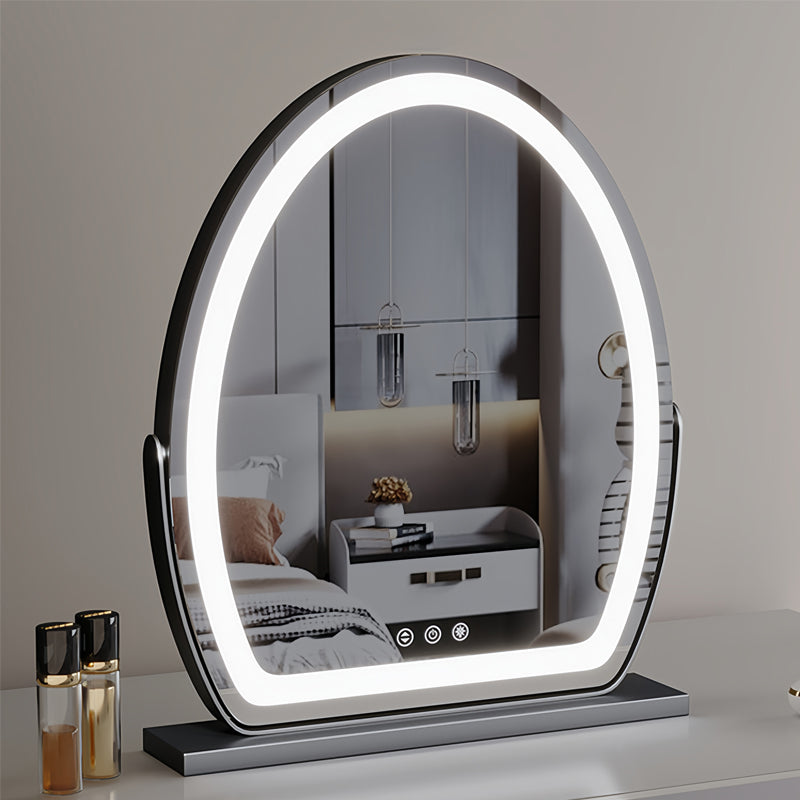 Olina Vanity Mirror | LED Strip, Adjustable Brightness, 360° Rotation