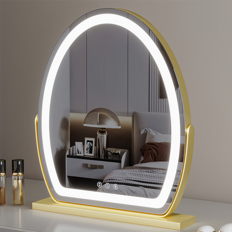 Olina Vanity Mirror | LED Strip, Adjustable Brightness, 360° Rotation