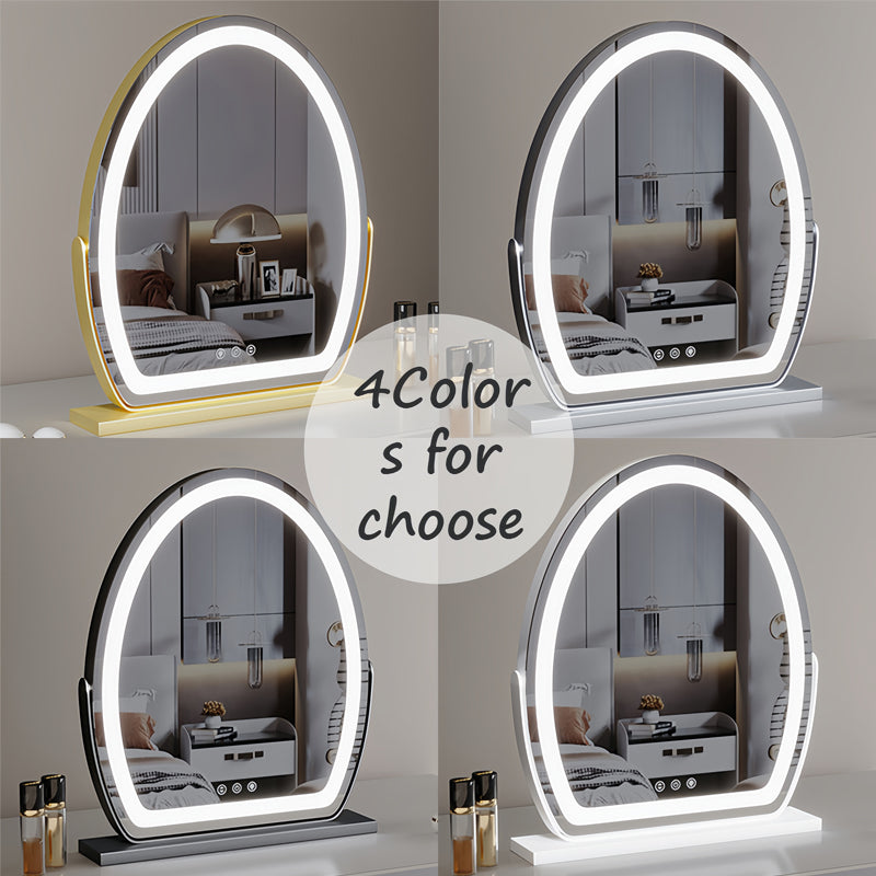 Olina Vanity Mirror | LED Strip, Adjustable Brightness, 360° Rotation