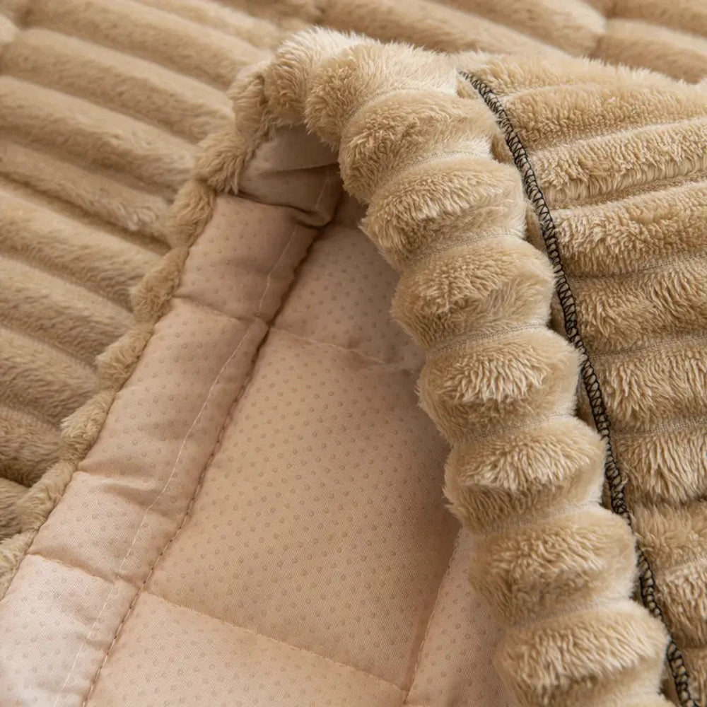 Plynn Sofa Cover | Plush Flannel, Anti-Slip for Pets