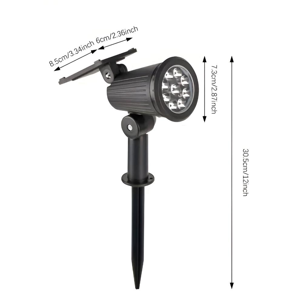 Pura Solar Security Light | 9 LED, Adjustable, Outdoor, Rechargeable