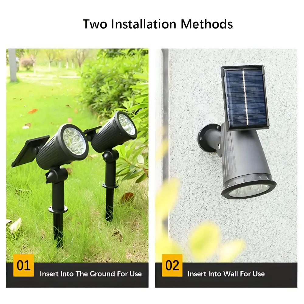 Pura Solar Security Light | 9 LED, Adjustable, Outdoor, Rechargeable