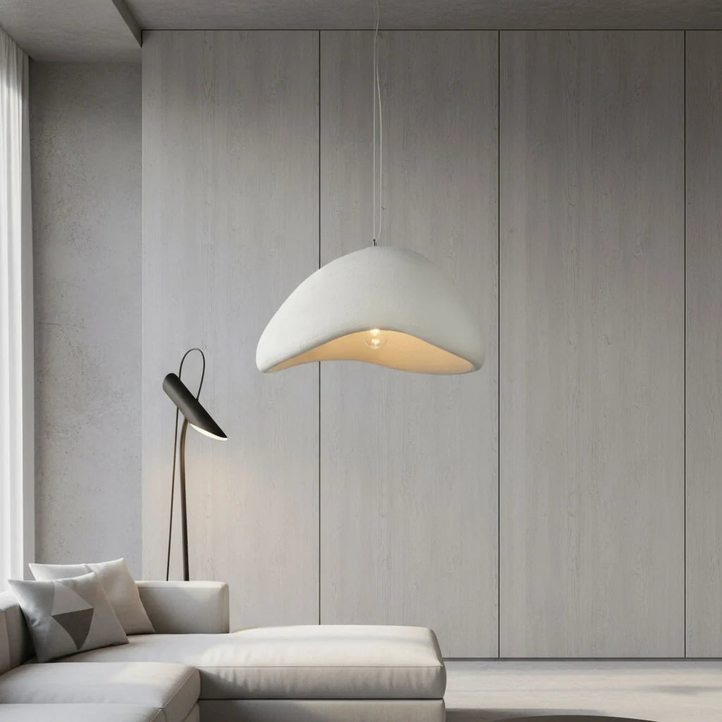 Sable Pendant Light | Sculptured Stone-Effect Design for Kitchen Pendant Lighting