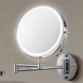 Sable Shaving Mirror with Light | Rechargeable, Dual-Sided 1X/10X Magnification
