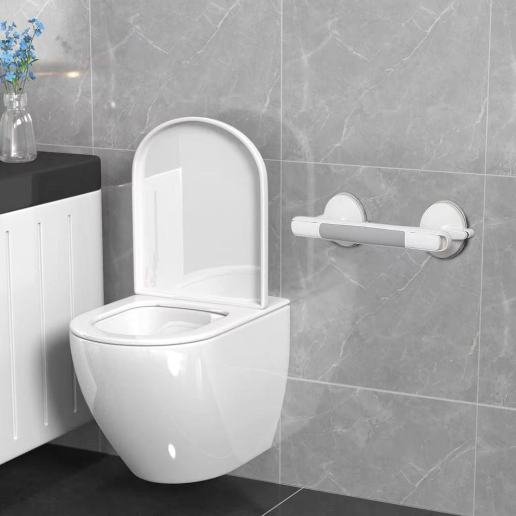 Sable Shower Grab Rail | Tool-Free Suction Mount, Ergonomic Grip