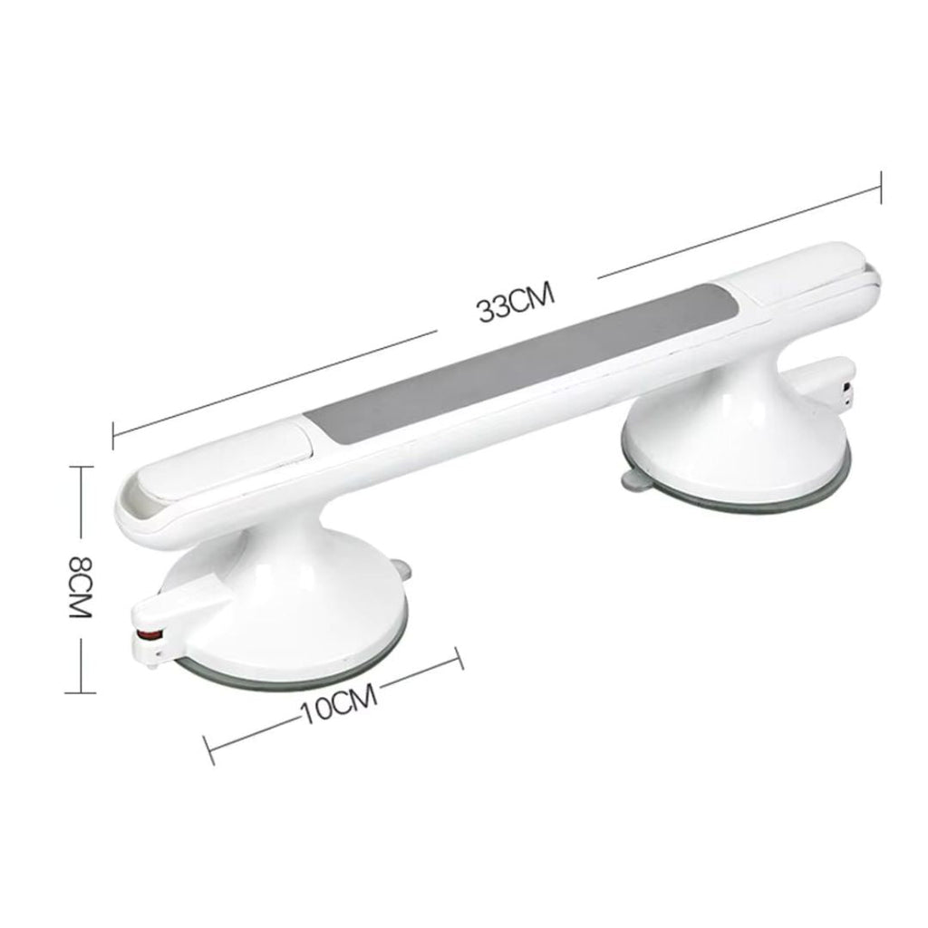 Sable Shower Grab Rail | Tool-Free Suction Mount, Ergonomic Grip