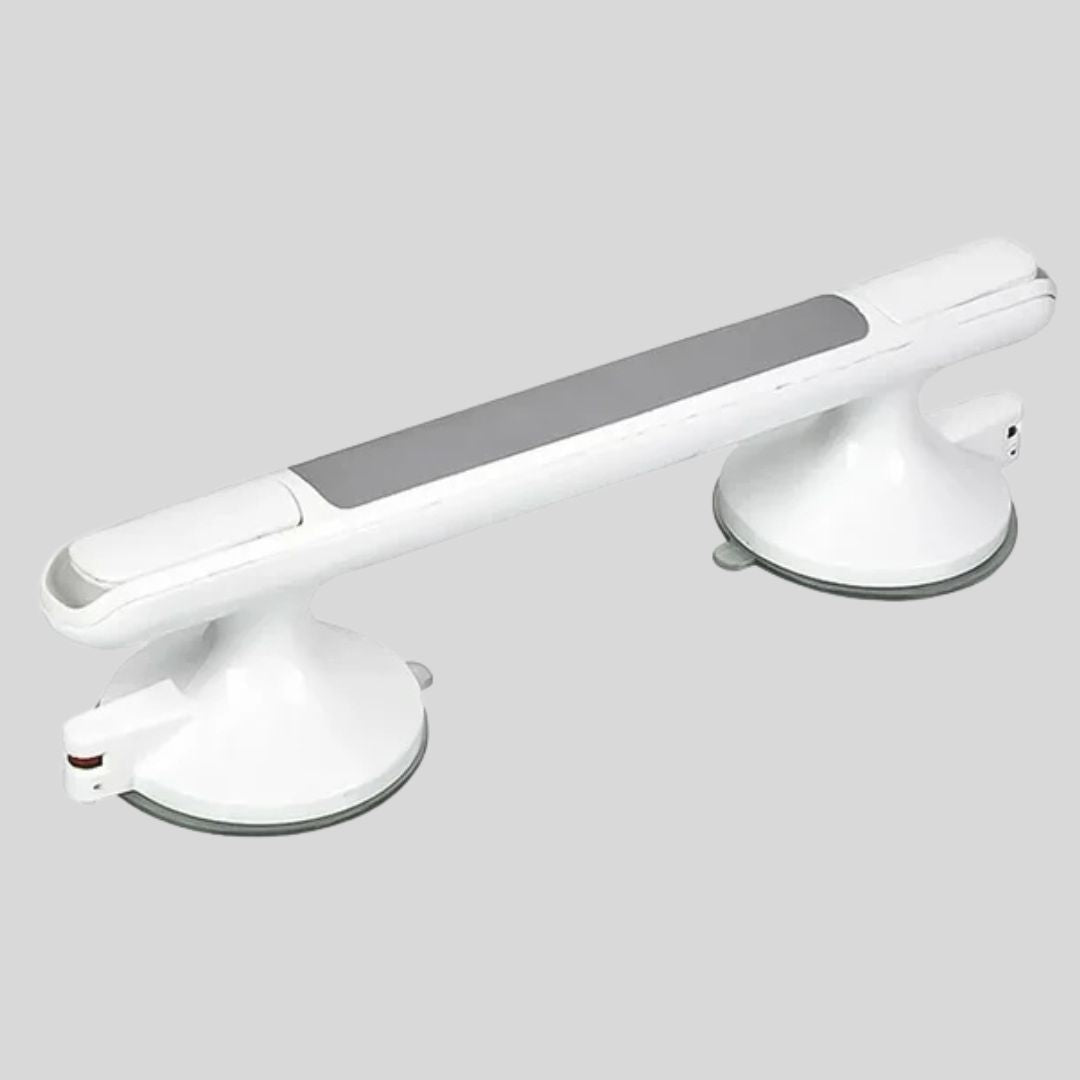 Sable Shower Grab Rail | Tool-Free Suction Mount, Ergonomic Grip
