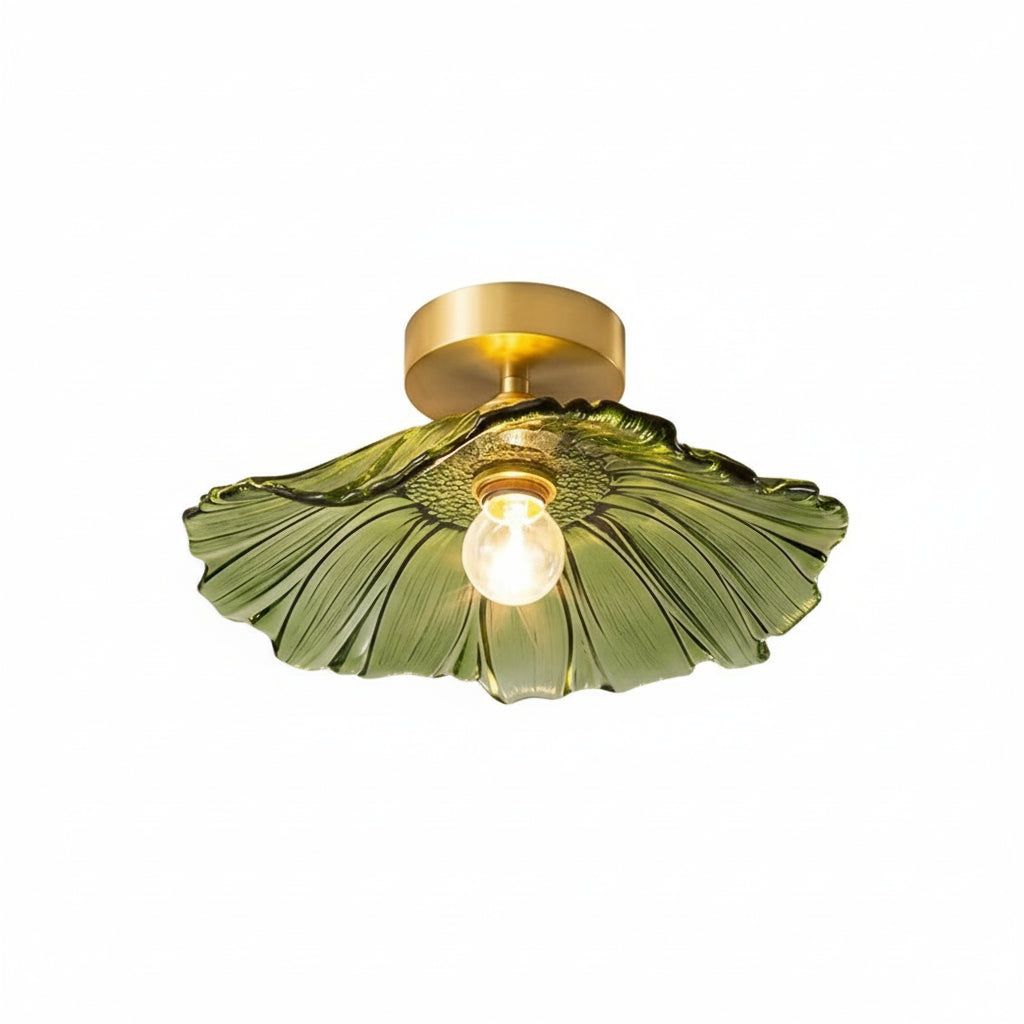 Salvi Nordic Flower Ceiling Light | Glass Flush Mount Fixture for Modern Interiors