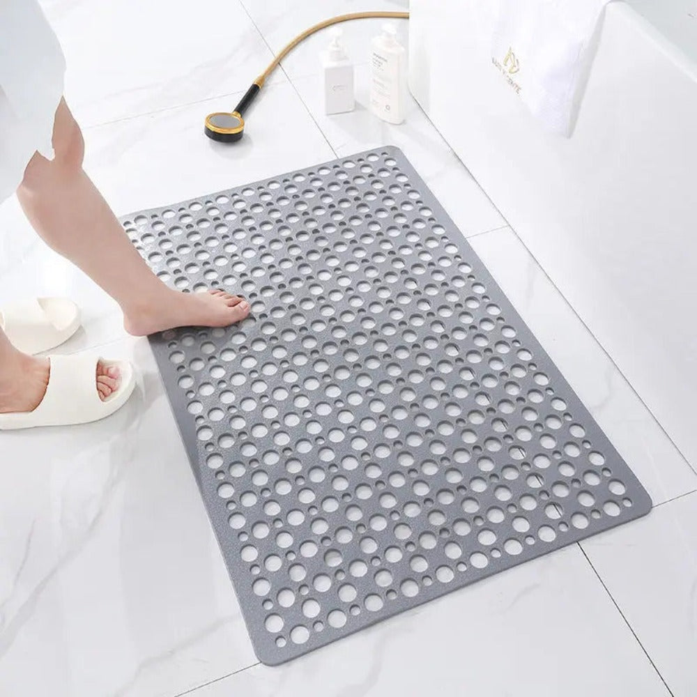 Sentry Shower Mat | Non-Slip, Antibacterial TPE with Suction Cups